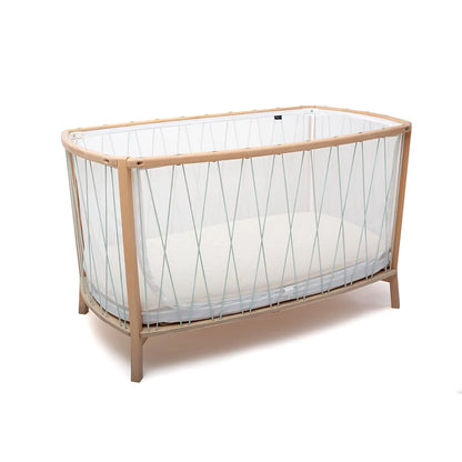 KIMI Evolving Baby Bed - Houten meegroei bed zonder spijlen 60x120 cm - Van 6 maanden tot 5 jaar - Charlie Crane
