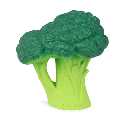 Bijtring & badspeeltje Brucy the Broccoli - Natuurrubber - Oli&Carol