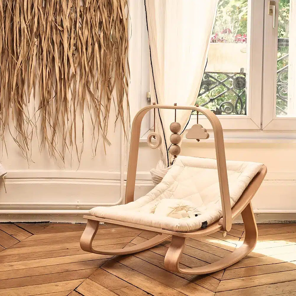 LEVO Baby Rocker - Baby schommelstoeltje - 0-5 jaar - Charlie Crane - productfoto - afbeelding 9
