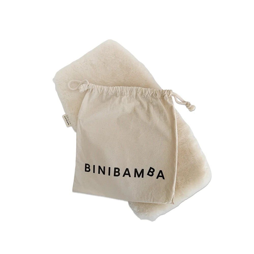 Sheepskin for LEVO Baby Rocker – 100% Merino Sheepskin - Charlie Crane x Binibamba