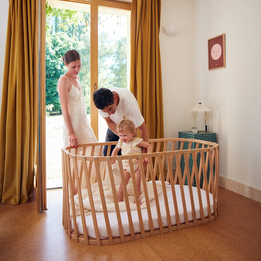 LUGO Bed Extension - Verlenging voor LUGO Babybed naar Juniorbed 70x140 cm - Charlie Crane - productfoto - afbeelding 4