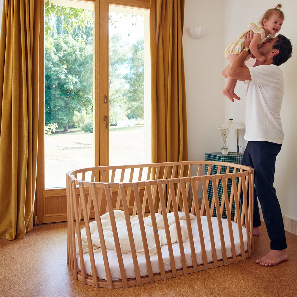 LUGO Bed Extension - Verlenging voor LUGO Babybed naar Juniorbed 70x140 cm - Charlie Crane - lifestyle