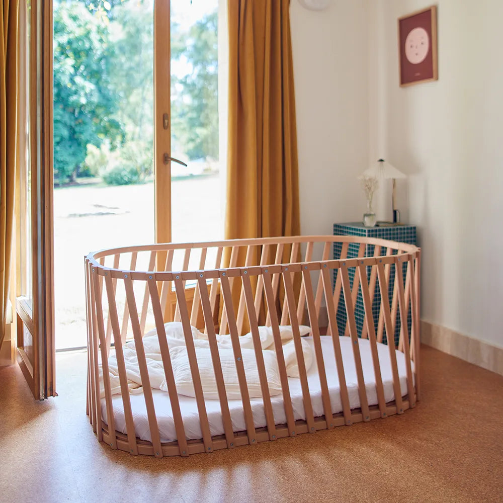 LUGO Bed Extension - Verlenging voor LUGO Babybed naar Juniorbed 70x140 cm - Charlie Crane - productfoto - afbeelding 3
