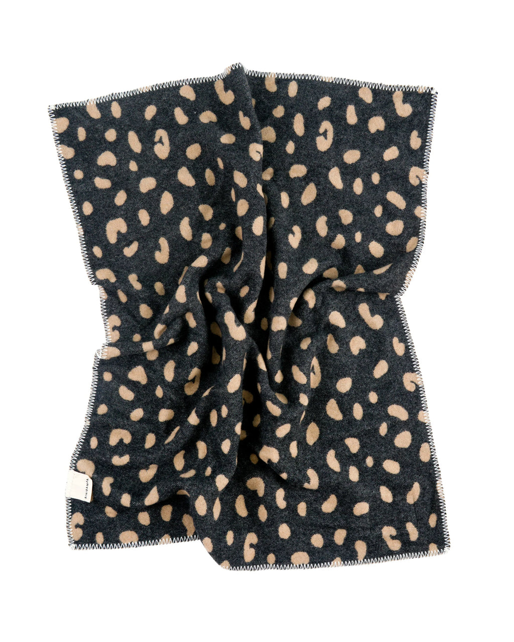 Leopard Merino Biniblanket – Bassinet Blanket - 100% Merino Wool - 75×100 cm – BINIBAMBA
