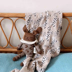 Hydrofiele doek Bianca - Baby Leopard print - Luipaardjes - Mousseline katoen - Rose in April - productfoto - afbeelding 2