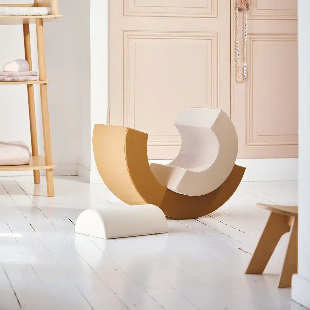 MILO foam speelset regenboog - montessori speelgoed van biologisch katoen - Charlie Crane - productfoto - afbeelding 2