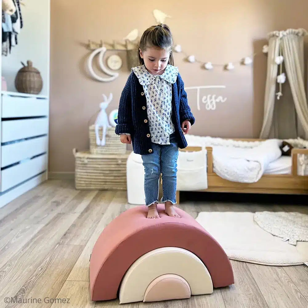 MILO foam speelset regenboog - montessori speelgoed van biologisch katoen - Charlie Crane - productfoto - afbeelding 14