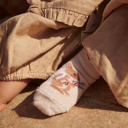 Baby sokjes - Konijntje/Martha - Bamboe mix - Dew/Roze - MP Denmark