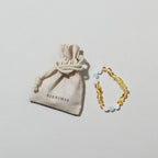 Barnsteen en edelstenen armband - Beachy - 14 cm - Nirrimis - productfoto