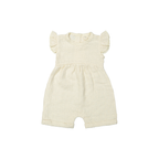 Jumpsuit Ginny SS - Biologisch katoen - Woven white embroidery/wit - Riffle Amsterdam - productfoto