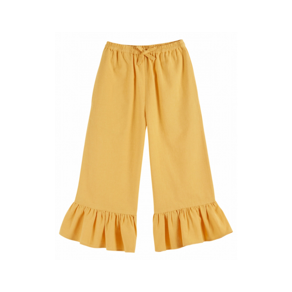 Trousers - Frilled Trousers - Cotton - Emile et Ida
