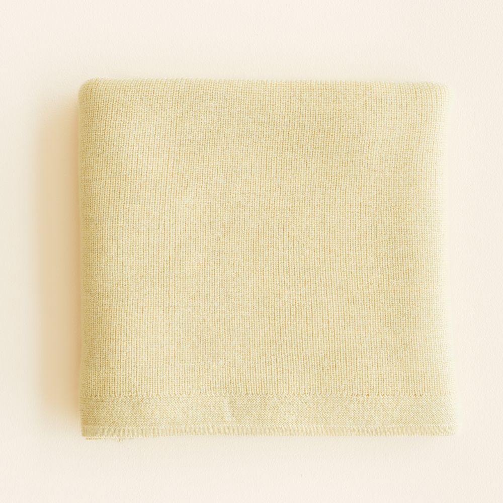 Baby Blanket - Felix Blanket - Merino wool - HVID
