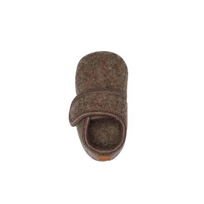 Wool booties - Classic Wool Slippers - Indoor shoe - Denver Melange - MELTON