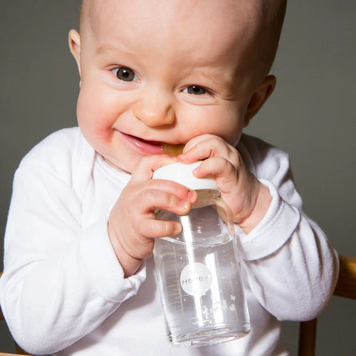 2-pack speentjes voor babyfles - Natuurrubber - Hevea - productfoto - afbeelding 2