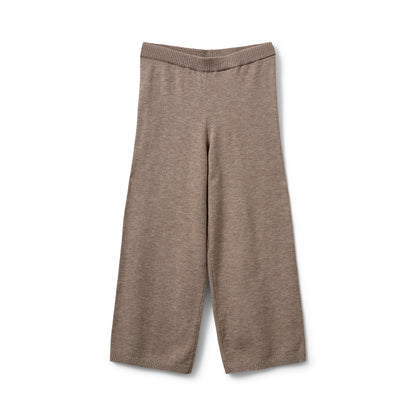 Feingestrickte Hose Lova - Braun meliert - Sofie Schnoor