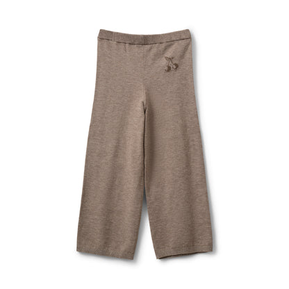 Feingestrickte Hose Lova - Braun meliert - Sofie Schnoor