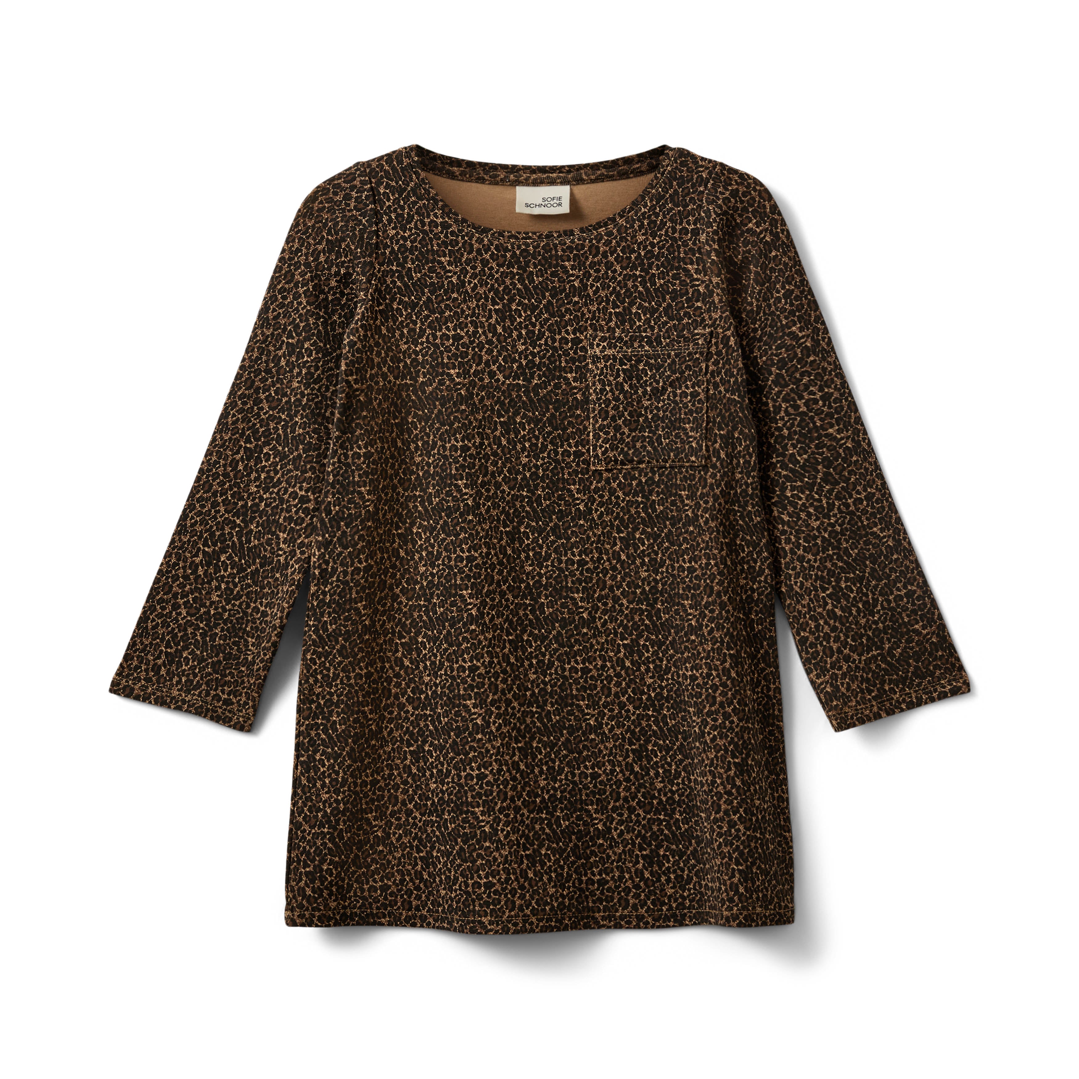 Jurk EttaKB met panterprint - Katoen & viscose - Sofie Schnoor