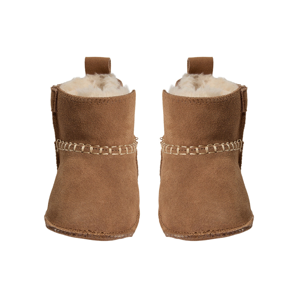 Babyfäustlinge ReneeKB - Wildleder & Wolle gefüttert - Tan & Dark Brown - Sofie Schnoor