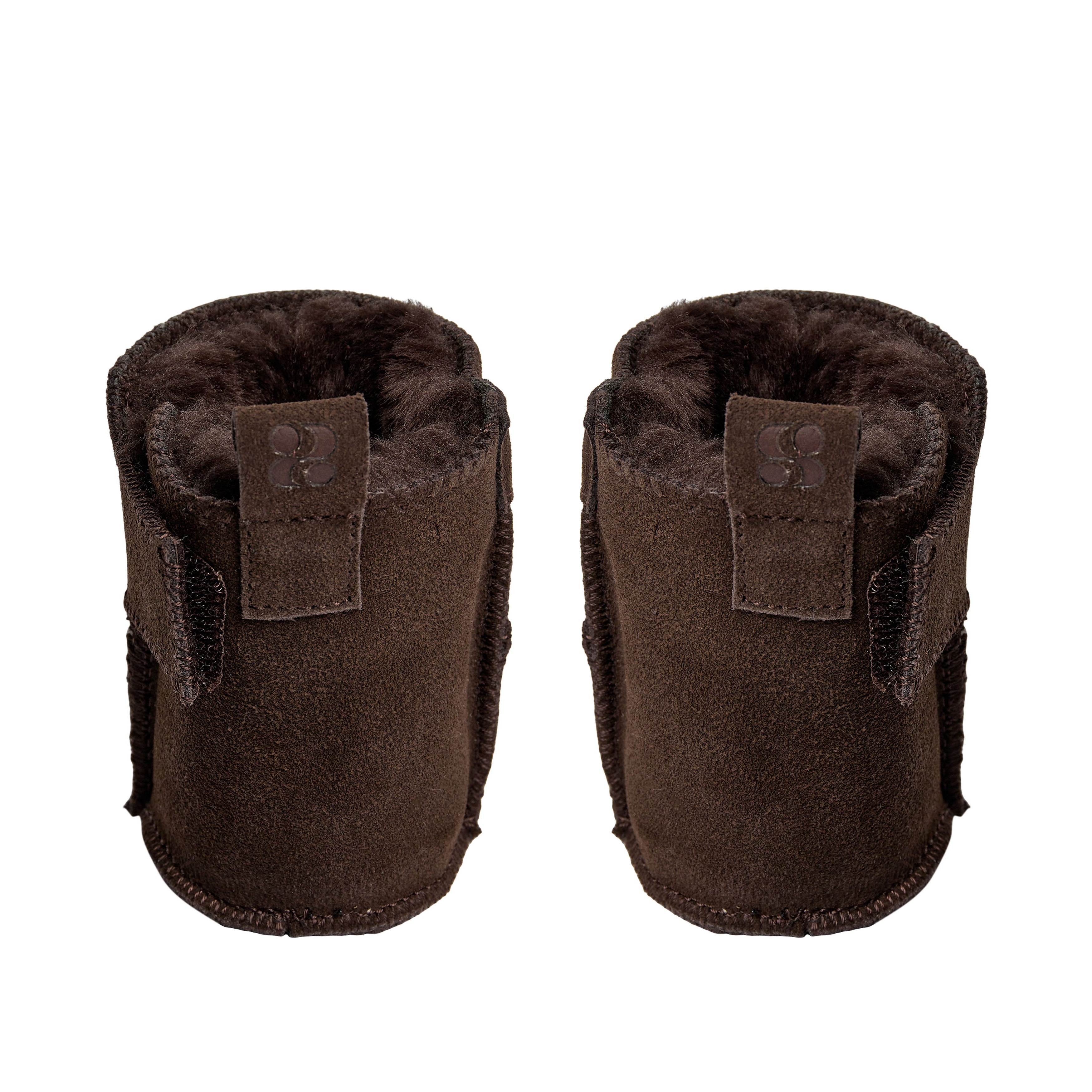 Babyfäustlinge ReneeKB - Wildleder & Wolle gefüttert - Tan & Dark Brown - Sofie Schnoor