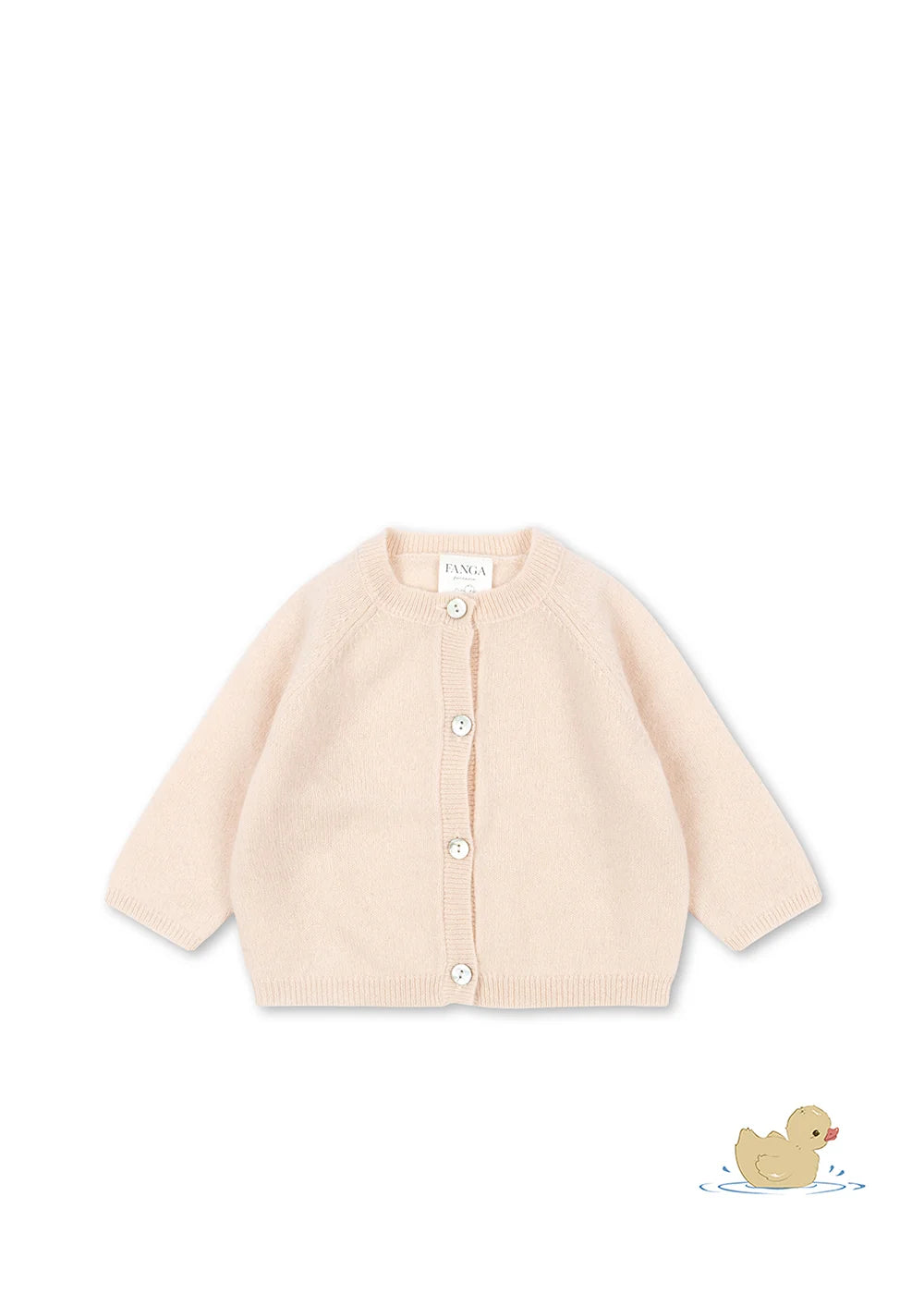 Savora Cardigan - Creole pink - Wollen Baby Vestje - Wol - Konges Sløjd