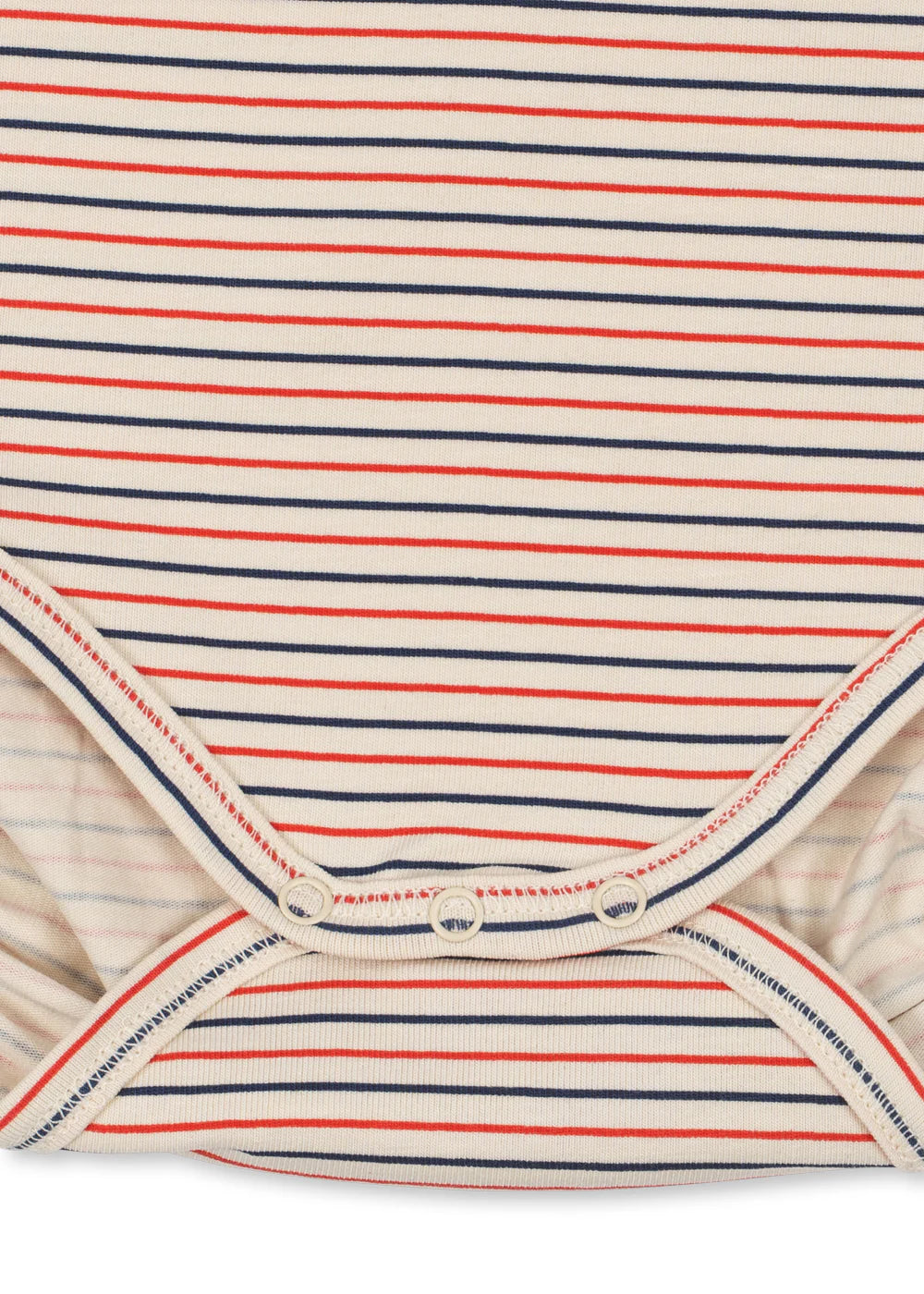 Basic Kurzarm-Body - Stripe Tricolore - Bio-Baumwolle - GOTS - Konges Sløjd