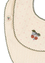 Minnie 2-Pack Slabbetjes - Coeur - Biologisch Katoen - Konges Sløjd - close up