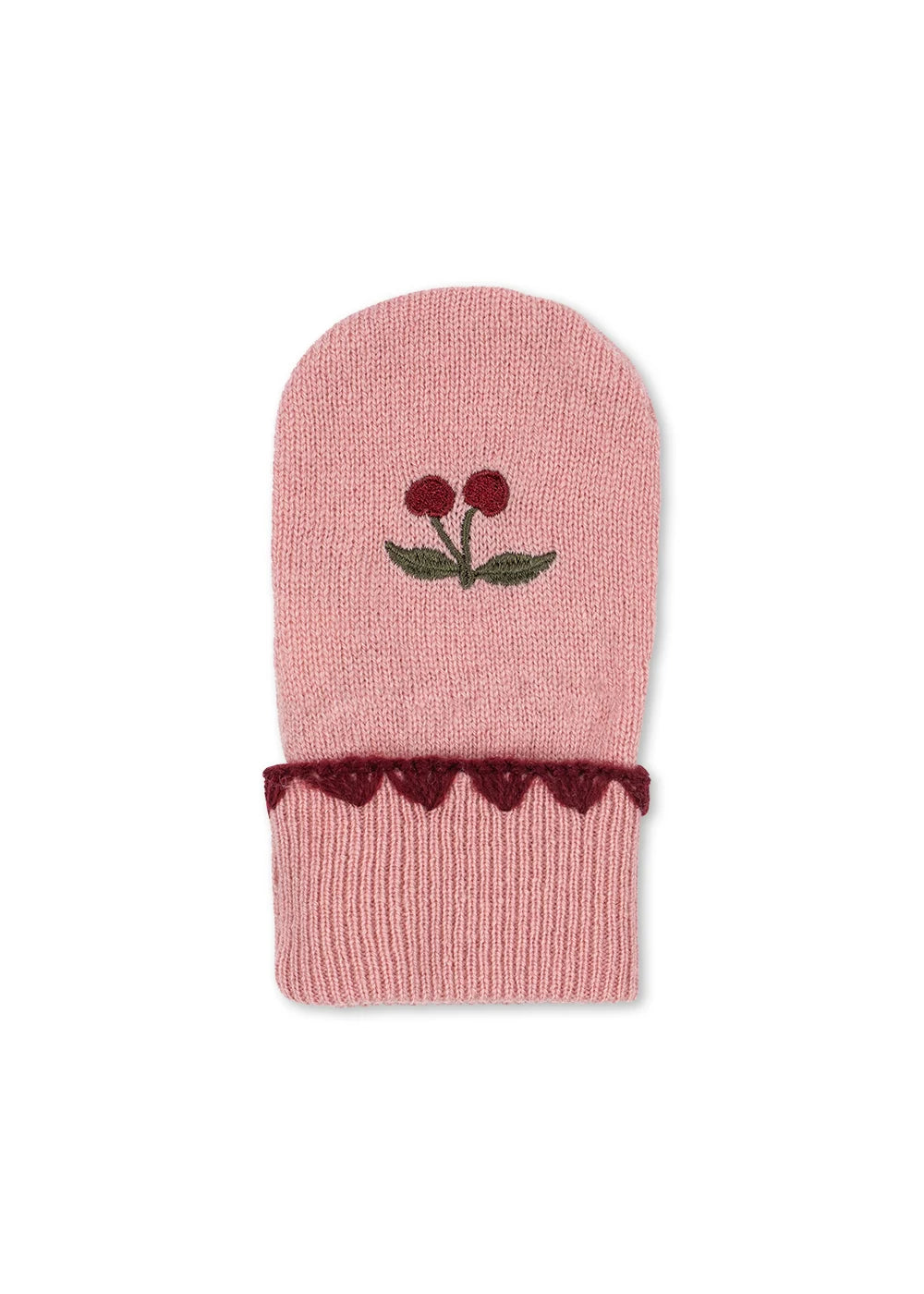 Collette Mittens – Pale Blush – Moufles enfant en laine – 100% laine – Konges Sløjd