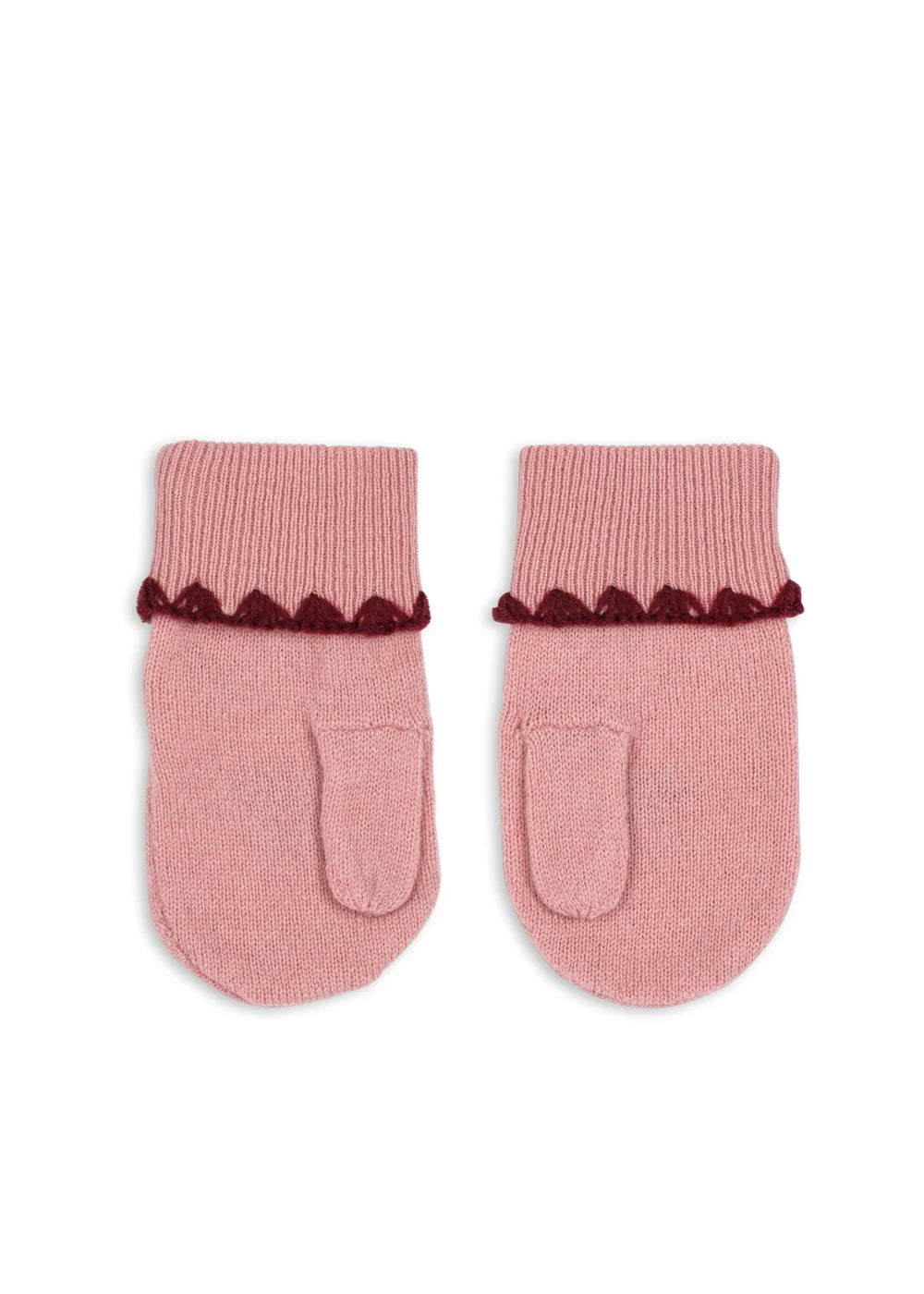 Collette Mittens – Pale Blush – Moufles enfant en laine – 100% laine – Konges Sløjd