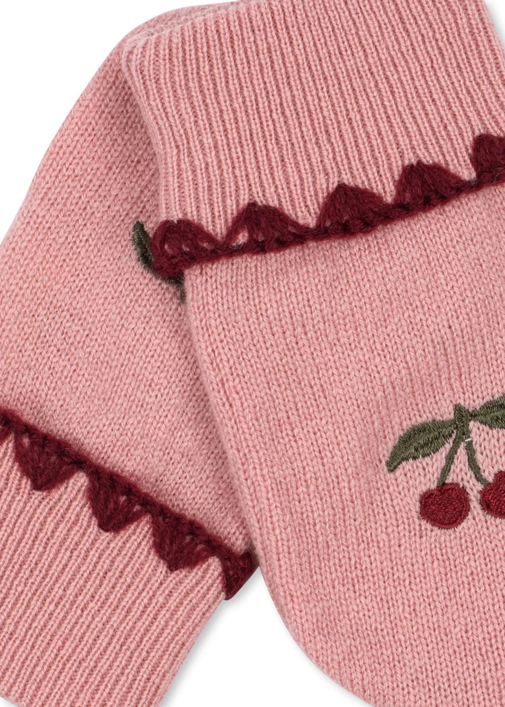 Collette Mittens – Pale Blush – Moufles enfant en laine – 100% laine – Konges Sløjd