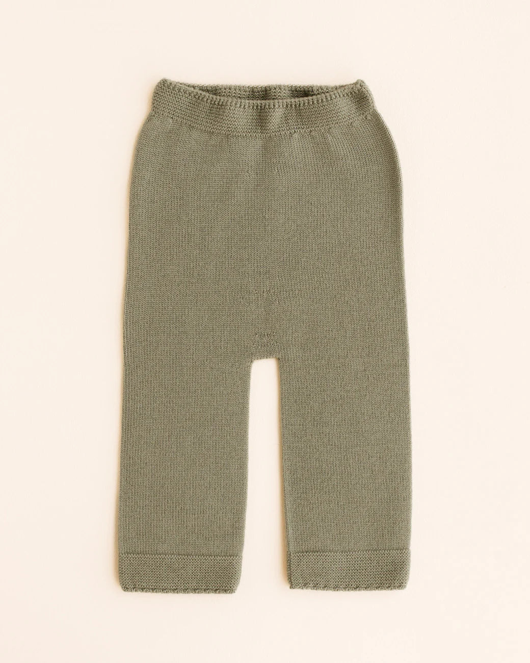 Gebreid broekje Guido - Merino wol - HVID - lifestyle - afbeelding 3