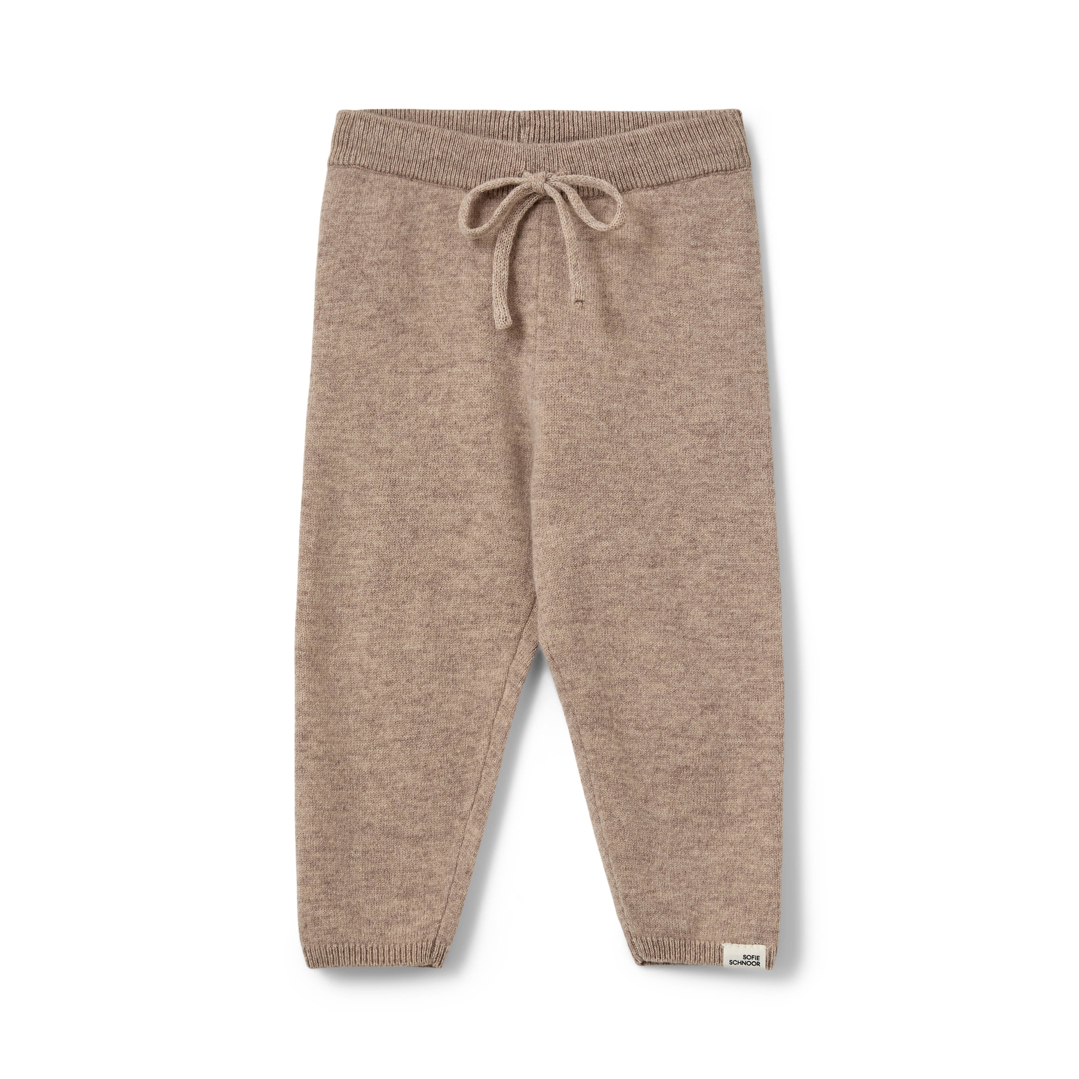 Pantalon bébé en laine LuluSB - 100 % laine - Beige et marron - Sofie Schnoor