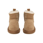 Chaussures enfant doublées en laine ValeKB - Daim - Beige et marron foncé - Sofie Schnoor
