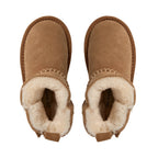 Chaussures enfant doublées en laine ValeKB - Daim - Beige et marron foncé - Sofie Schnoor