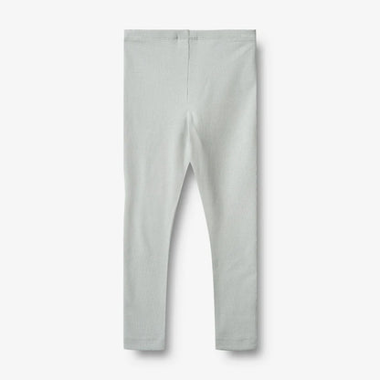 Wheat - Rib Leggings Maddy - Soft blue - Bio-Baumwolle