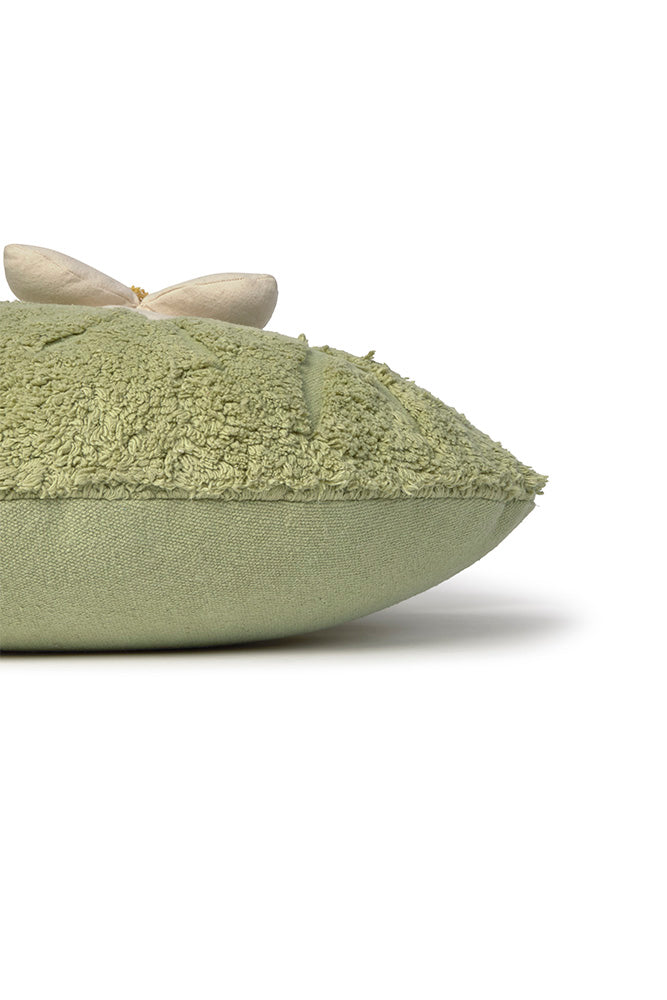 Floor Cushion Water Lily – Vloerkussen en poef – Matcha – 60 × 60 cm – Lorena Canals