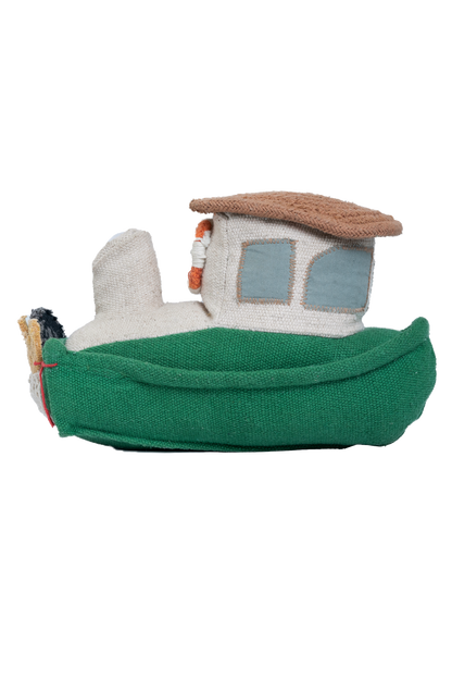 Ride & Roll Sea Clean Up Boat – Educatieve speelbaan met boot – 4 meter – Lorena Canals
