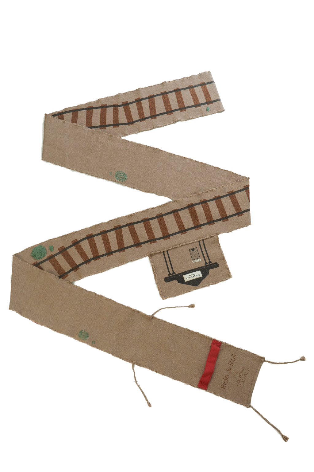 Ride & Roll Train - Speelbaan met trein - 4 meter - Lorena Canals - productfoto - afbeelding 9