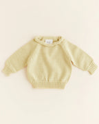 Sweater Georgette - Babytruitje - Merinowol - HVID - productfoto - afbeelding 2