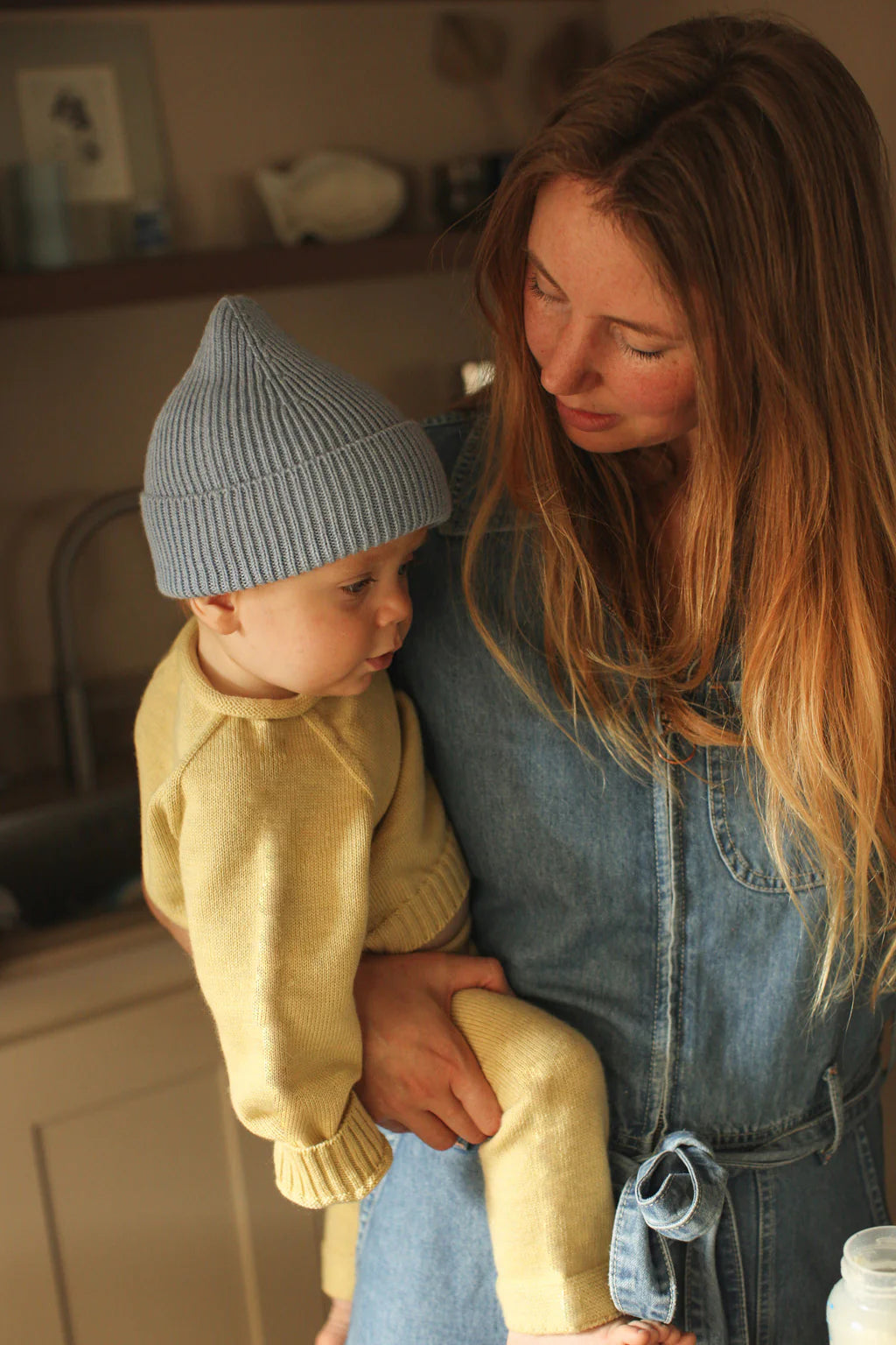 Sweater Georgette - Babytruitje - Merinowol - HVID - productfoto