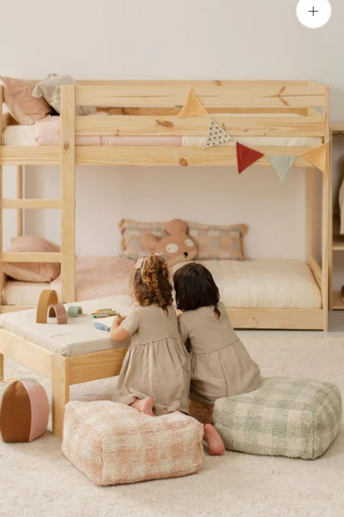 Pouf Vichy - Kinderpoef met ruitjes - Lorena Canals - productfoto - afbeelding 12