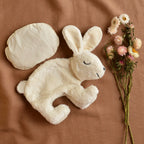 Warmteknuffel konijn Small - Biologisch katoen & lamswol - Natural White - Senger