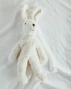 Floppy animal knuffel Small - Konijn - Biologisch katoen/wol - White - Senger Naturwelt
