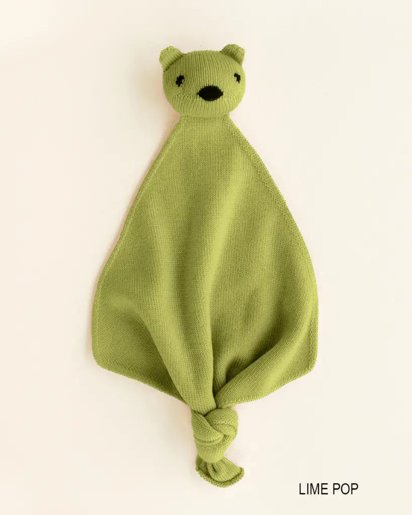 Schnuffeltuch Teddy Tokki - Merinowolle - HVID