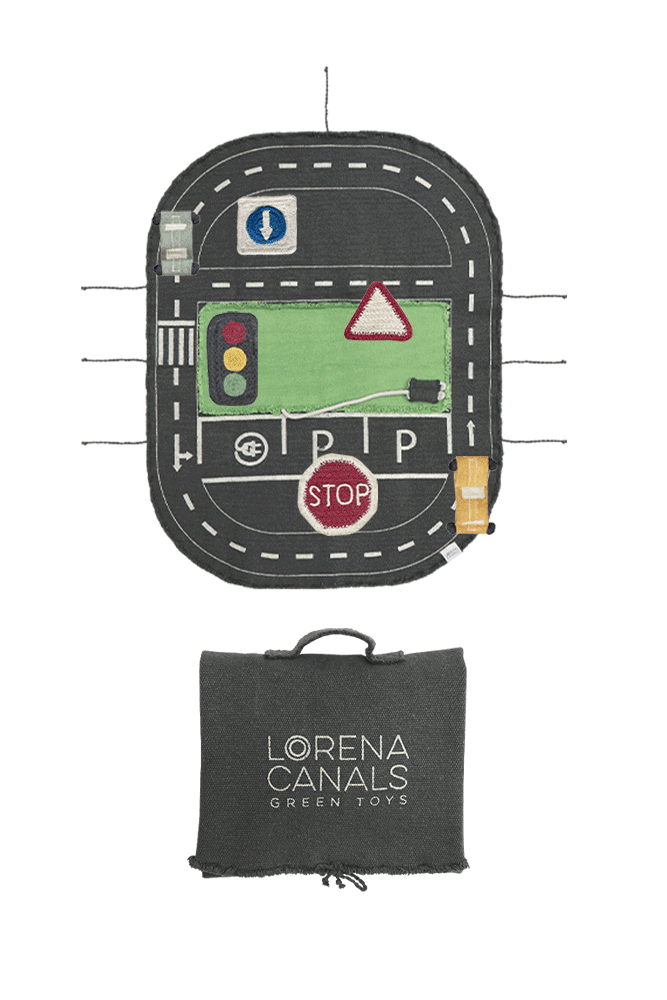 Small World Green Toy Eco-City - Textiele speelset - 50 × 65 cm - Lorena Canals - productfoto
