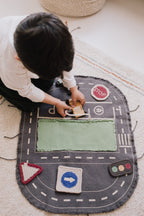 Small World Green Toy Eco-City - Textiele speelset - 50 × 65 cm - Lorena Canals - productfoto - afbeelding 3
