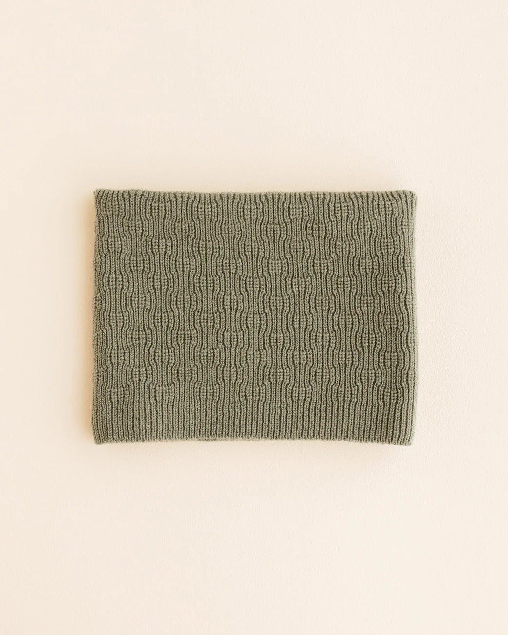 Tube scarf Gigi - 100% extra fine Italiaanse merino wol - Hvid - artishoke