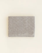 Tube scarf Gigi - 100% extra fine Italiaanse merino wol - Hvid - grey melange