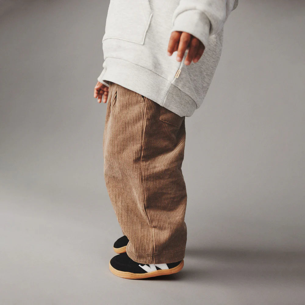 Corduroy trousers Juno - Beige - Organic cotton - Wheat