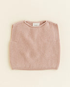 Vest Harvey - Spencer/mouwloos truitje - Merinowol - HVID - productfoto - afbeelding 3
