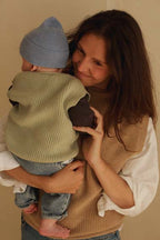 Weste Harvey - Spencer/ärmelloser Pullover - Merinowolle - HVID